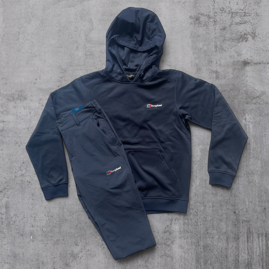 Navy Berghaus Vangar Hoodie & Tetratrack Trousers Set